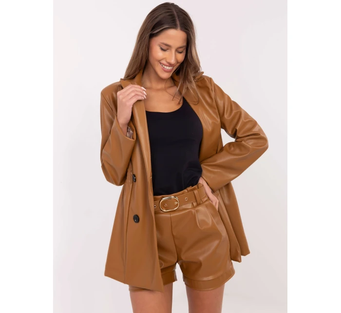 Szorty DHJ SN model 21798083 camelowy - FPrice Szorty DHJ SN model 21798083 camelowy - FPrice