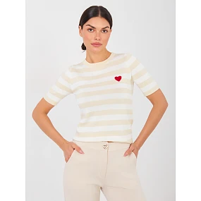Sweter PM SW model 21916906 jasny beżowy - FPrice