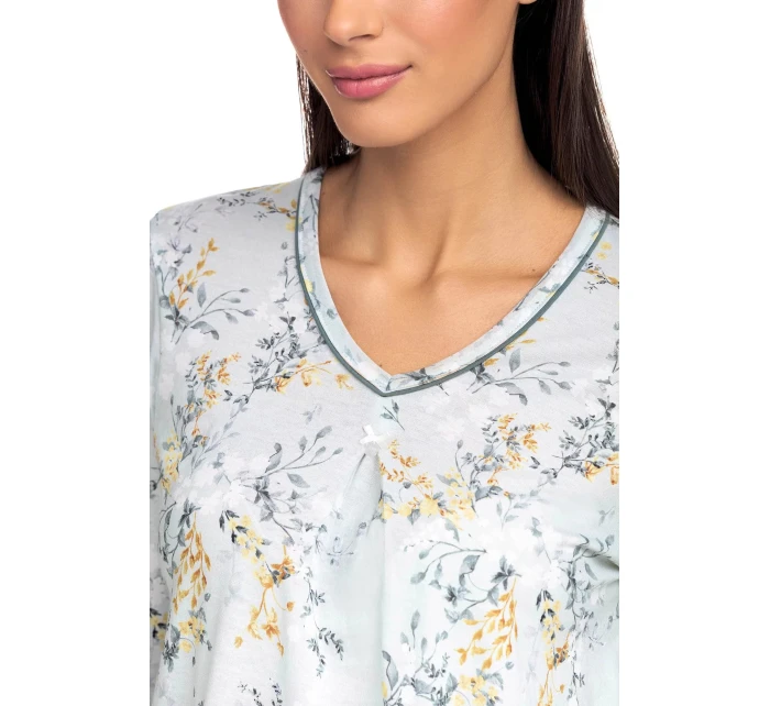 Klasické dámské pyžamo Tina  gray s model 16257670 - Vamp