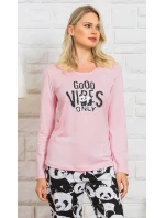 Dámské pyžamo dlouhé Good model 16296983 - Vienetta Secret