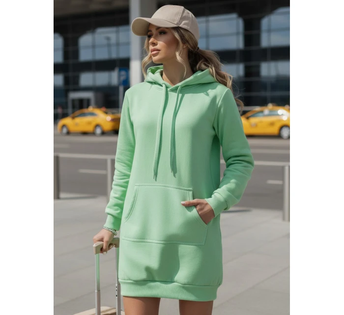 Dámská dlouhá mikina oversize TIMMY mint FashionStreet EY1934