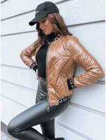 Dámská prošívaná bunda BASEBALL béžová FashionStreet TY2561