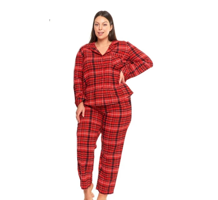 Pyžamo Moraj PDD7200-002 dlouhé/r 2XL-3XL pruhované