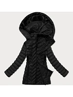 Prošívaná bunda s rovnými boky J Style černá (16M9261-392) Prošívaná bunda s rovnými boky J Style černá (16M9261-392)
