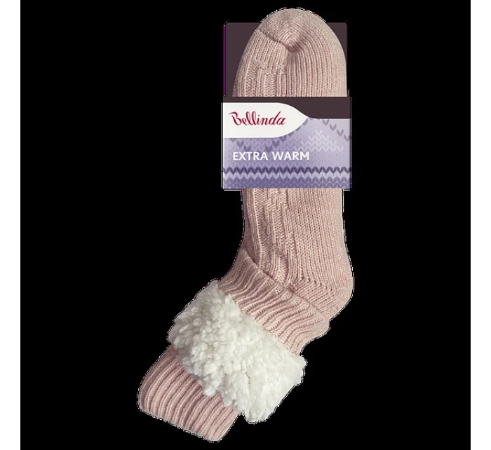 Extrémně teplé ponožky EXTRA WARM SOCKS - BELLINDA - světle růžová