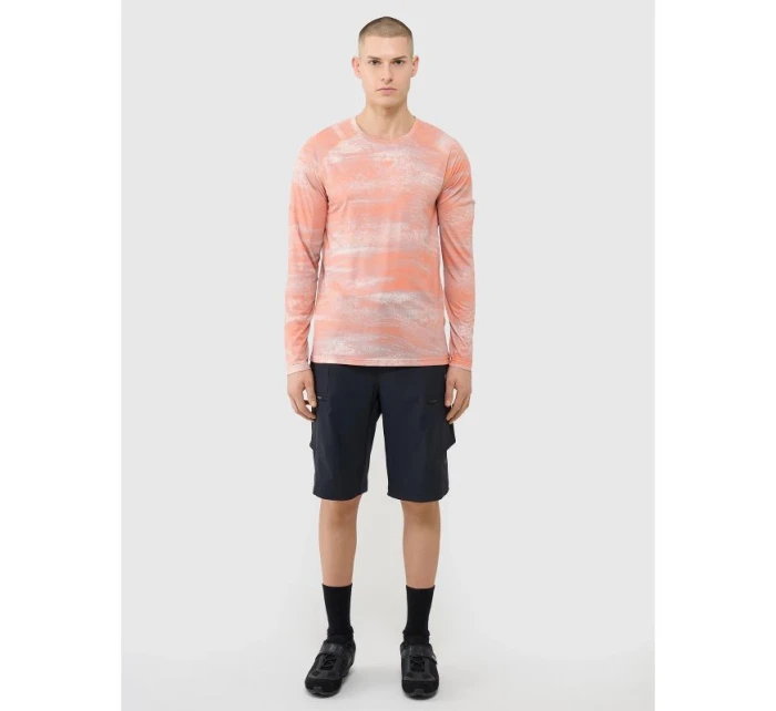 Pánské rychleschnoucí cyklistické tričko s dlouhým rukávem 4F 4FWSS25TFLOM340-70A pánské Pánské rychleschnoucí cyklistické tričko s dlouhým rukávem 4F 4FWSS25TFLOM340-70A pánské