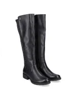 Kožené boty Rieker W Z9591-00 černá
