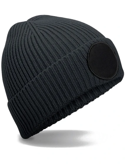 Beechfield B 332R Čepice s kruhovou nášivkou 53.332R graphite grey/black Beechfield B 332R Čepice s kruhovou nášivkou 53.332R graphite grey/black