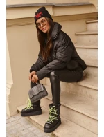 Dámské sněhové boty s podrážkou  černé model 21639286 - D.Franklin