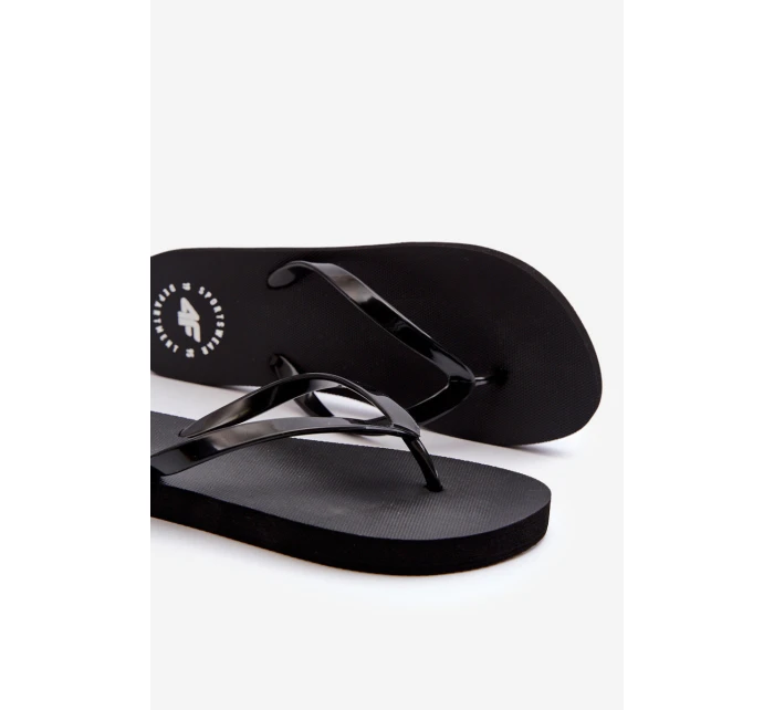 Dámské Žabky Černé model 21664738 - 4F Dámské Žabky Černé model 21664738 - 4F