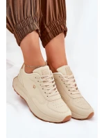 Lehké Sportovní Boty Dámské Big Star model 21690790 HIPOLY SYSTEM Béžové - Big Star Shoes Lehké Sportovní Boty Dámské Big Star model 21690790 HIPOLY SYSTEM Béžové - Big Star Shoes