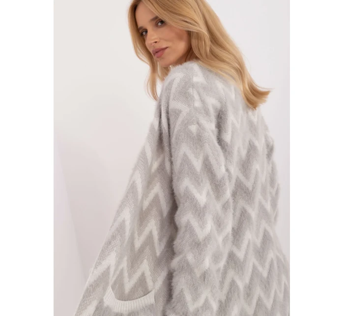 Kardigan AT SW  szary model 20463637 - FPrice