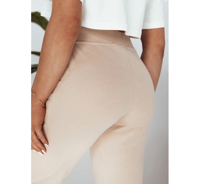 Dámské krémové tepláky VELARA FashionStreet UY2018 Dámské krémové tepláky VELARA FashionStreet UY2018