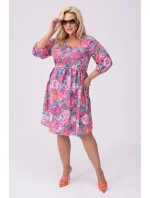 dámské letní květované šaty model 20070170 - Moon dámské letní květované šaty model 20070170 - Moon