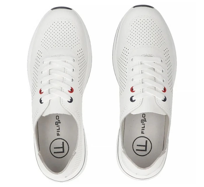 Dámské kožené ažurové polobotky model 22061180 - FILIPPO