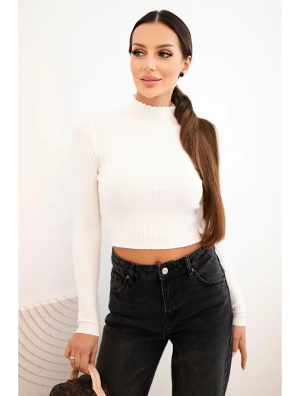 Dámské pruhované šaty s rolákem a ozdobnými knoflíky bordová