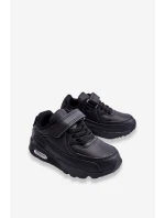 Dětské kožené sportovní boty na platformě černá Lori Dětské kožené sportovní boty na platformě černá Lori