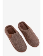 Pánské hnědé pantofle model 21793951 - Boto Pánské hnědé pantofle model 21793951 - Boto