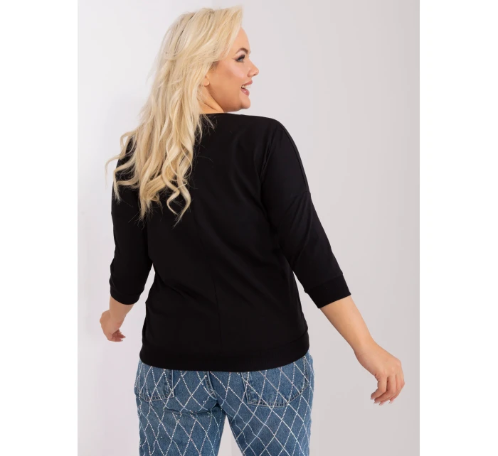 Bluzka RV BZ model 19154426 czarny - FPrice Bluzka RV BZ model 19154426 czarny - FPrice