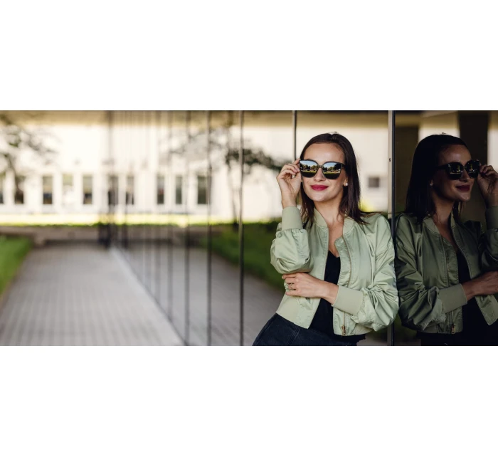 Dámské sluneční brýle Vuch Trisha Vertical Green