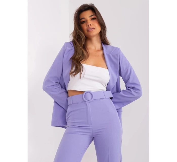 Kalhoty DHJ SP 18737.19 světle fialové -FPrice