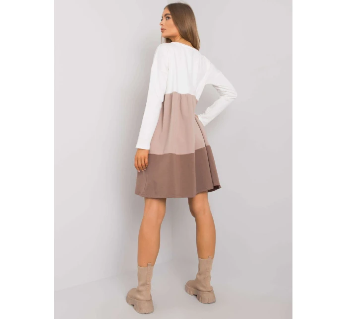 Šaty RV SK 7188.83P hnědá Šaty RV SK 7188.83P hnědá