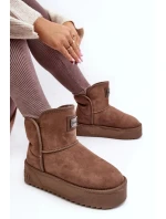 Veganské voděodolné sněhule na platformě D.Franklin Tmavě béžová Veganské voděodolné sněhule na platformě D.Franklin Tmavě béžová