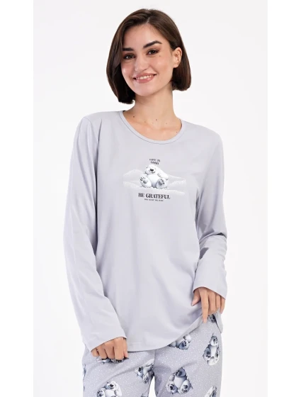 Dámské pyžamo dlouhé Polar model 20656603 - Vienetta Dámské pyžamo dlouhé Polar model 20656603 - Vienetta