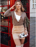 Dámský svetr beige Dstreet model 21966996 - FashionStreet