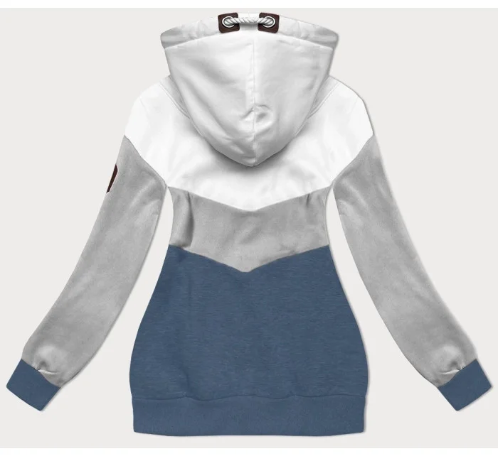 modrá hrubší dámská mikina model 20102180 - 6&8 Fashion modrá hrubší dámská mikina model 20102180 - 6&8 Fashion