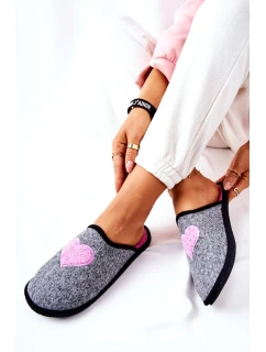 Domácí fle Šedá a růžová model 21567880 - Big Star Shoes