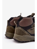 Mužské teplé trekové boty Zelené Big Star MM174333