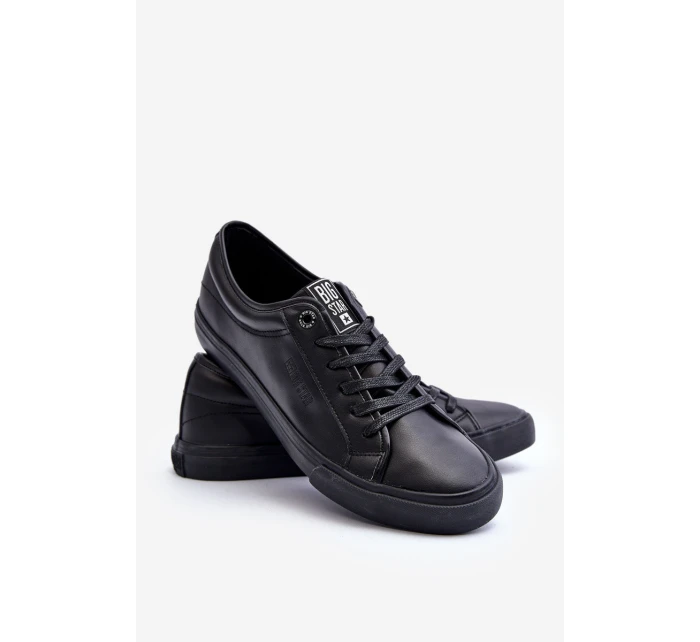 Pánské Tenisky Ze Syntetické Kůže Černé Big Star JJ174234 Pánské Tenisky Ze Syntetické Kůže Černé Big Star JJ174234