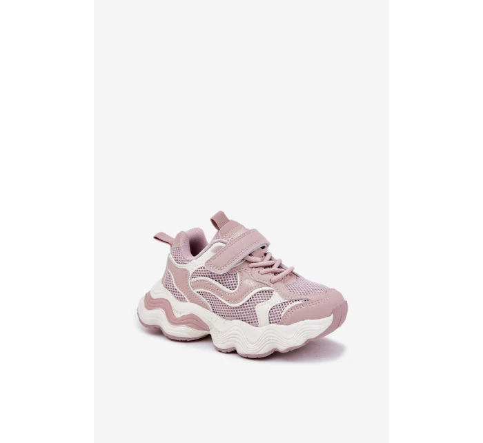 Dětské tenisky na silné podrážce růžové model 21692414 - Boto