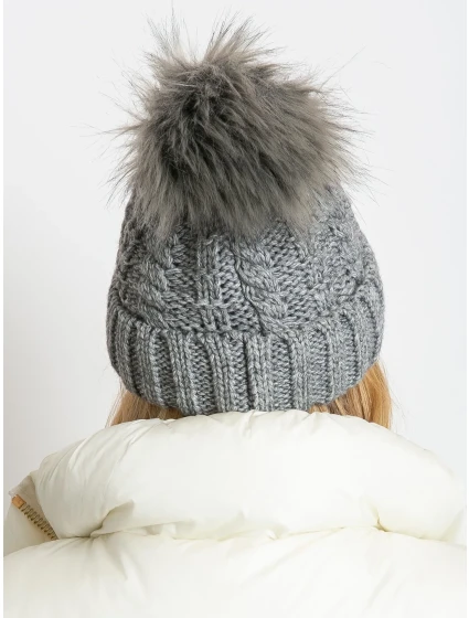 Dámská čepice AT CZ 1716501 šedá