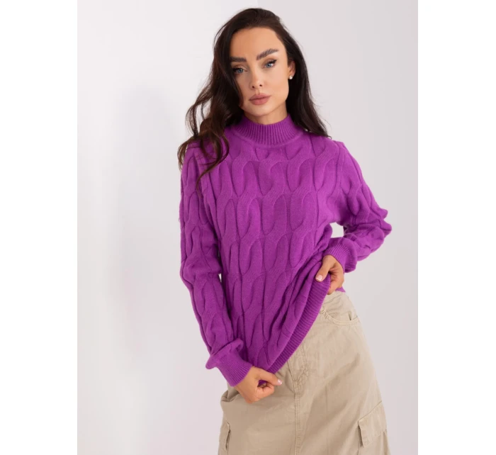 Jumper AT SW 2235.00P tmavě fialový Jumper AT SW 2235.00P tmavě fialový
