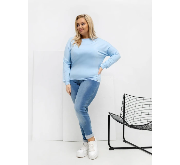 Bluzka RV BZ A model 21820130 jasny niebieski - FPrice