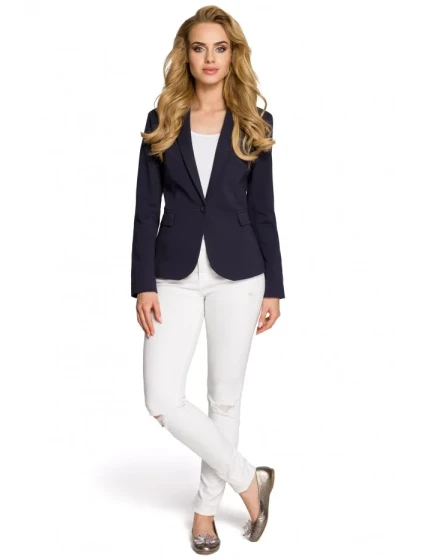 Bunda model 18002330 tmavě modrá - Moe Bunda model 18002330 tmavě modrá - Moe