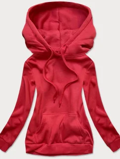 Červená dámská tepláková mikina model 16150178 - J.STYLE