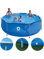 BAZÉN S OVÁLNÝM RÁMEM 300X76CM 17798