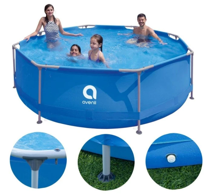 BAZÉN S OVÁLNÝM RÁMEM 300X76CM 17798