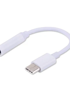 Adaptér SAVIO AK-35 (zásuvka typu C - stereo jack 3,5 mm ; 0,12 m; bílá barva)