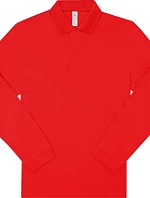 B&C My Polo 180 LSL Piqué polo s dlouhým rukávem 01.U425 red