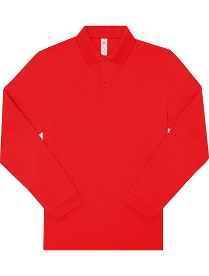 B&C My Polo 180 LSL Piqué polo s dlouhým rukávem 01.U425 red B&C My Polo 180 LSL Piqué polo s dlouhým rukávem 01.U425 red