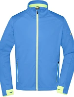 Daiber JN 1126 Pánská 3-vrstvá sportovní softshell bunda 02.1126 bright blue/bright yellow