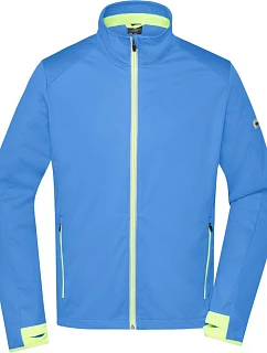 Daiber JN 1126 Pánská 3-vrstvá sportovní softshell bunda 02.1126 bright blue/bright yellow