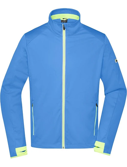 Daiber JN 1126 Pánská 3-vrstvá sportovní softshell bunda 02.1126 bright blue/bright yellow Daiber JN 1126 Pánská 3-vrstvá sportovní softshell bunda 02.1126 bright blue/bright yellow