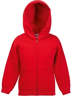 Fruit of the Loom Classic Kids Sweat Jacket Dětská mikina s kapucí 16.2045 red Fruit of the Loom Classic Kids Sweat Jacket Dětská mikina s kapucí 16.2045 red