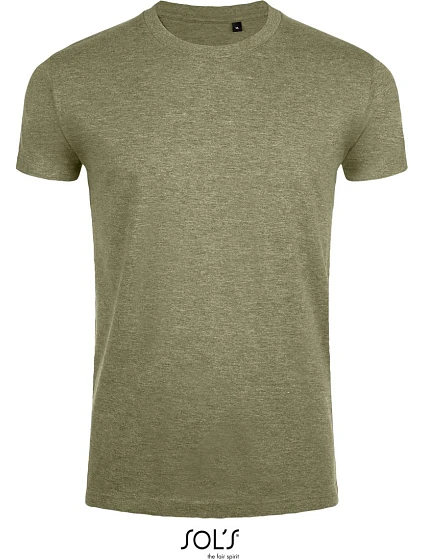 SOL'S Imperial Fit Pánské tričko "Slim Fit" 25.0580 heather khaki SOL'S Imperial Fit Pánské tričko "Slim Fit" 25.0580 heather khaki