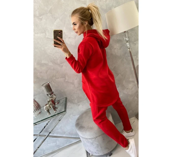 Sada pytlovitých kalhot červená Sada pytlovitých kalhot červená